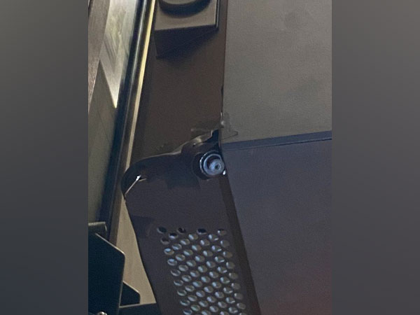 Myself and Dr Musadik found spy cameras right over the polling booth!!!! (Mustafa Nawaz Khokhar/Twitter)