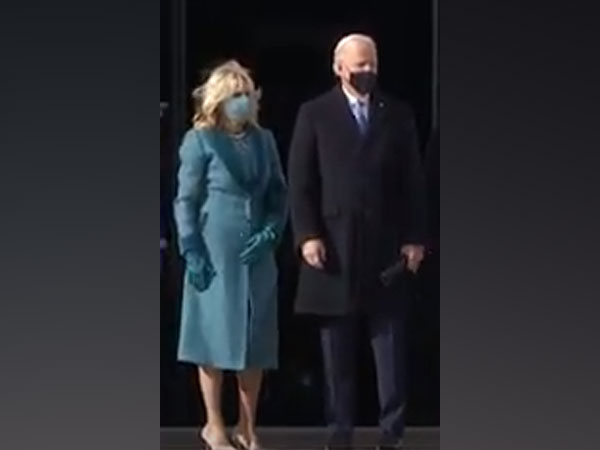 US President-elect Joe Biden and First Lady-elect Jill Biden arrive at US Capitol