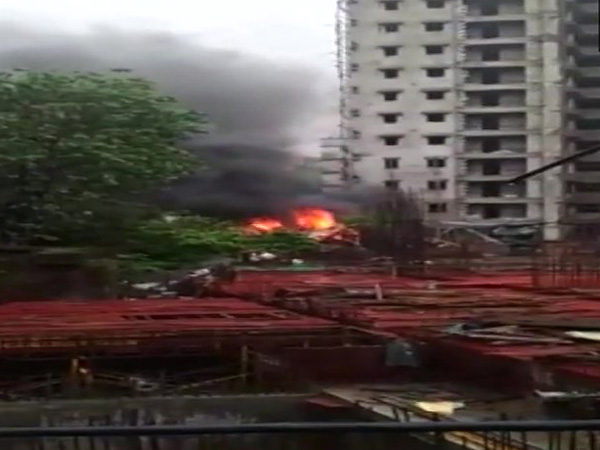 Visuals from last year's plane crash in Ghatkopar (file photo)