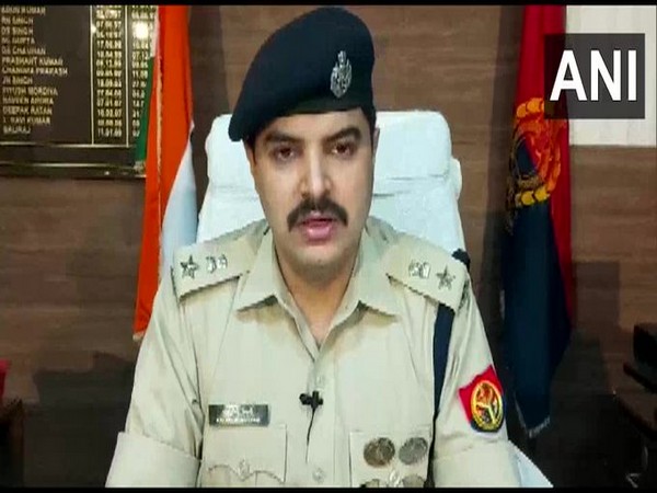 Kalanidhi Naithani, Senior Superintendent of Police, Ghaziabad speaking to reporters on Wednesday. 