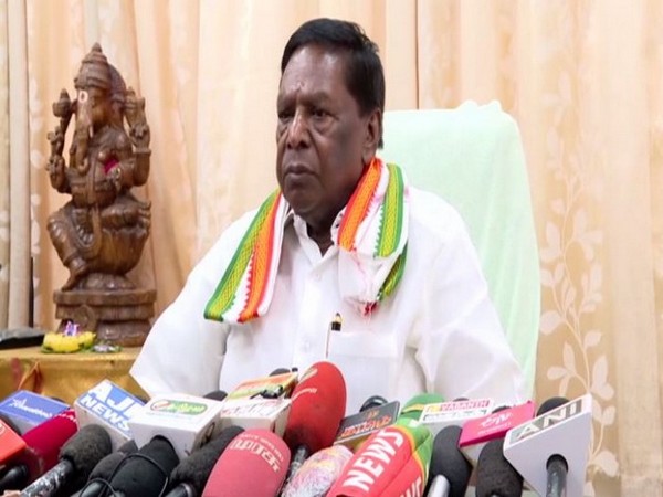 Former Puducherry CM V Narayanasamy. (ANI/photo)