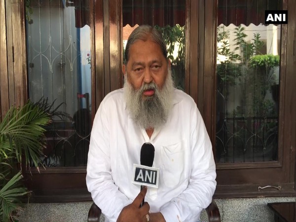 Anil Vij, Haryana Health Minister (file pic/ANI).