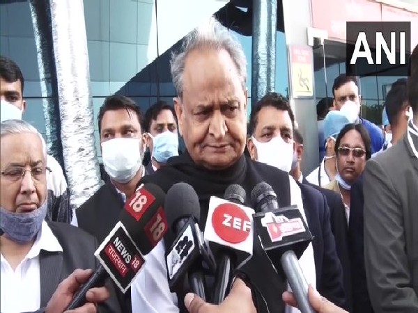 Rajasthan Chief Minister Ashok Gehlot (File Photo/ANI)