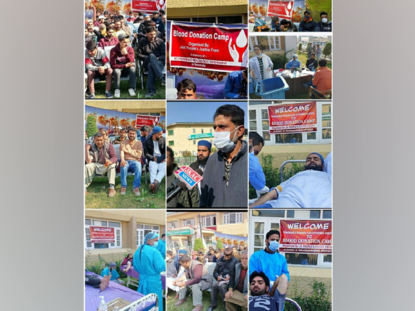 J-K People's Justice Front organised a blood donation camp in Baramulla on Janab Maqbool Sherwani's 75th death anniversary on Sunday.