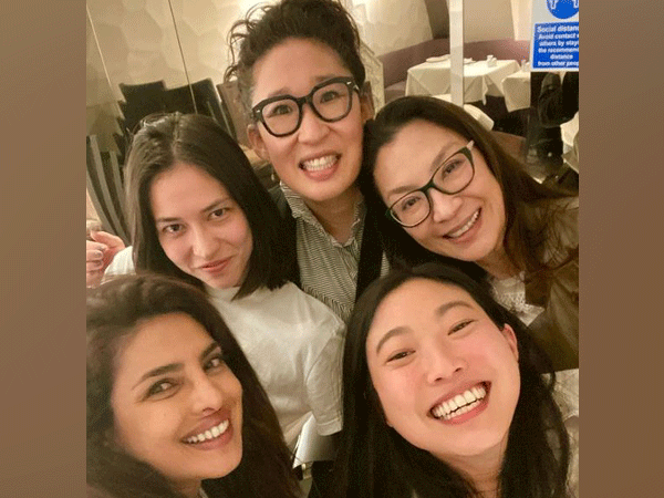 Priyanka Chopra Jonas with 'Shang Chi' cast members (Image Source: Instagram)