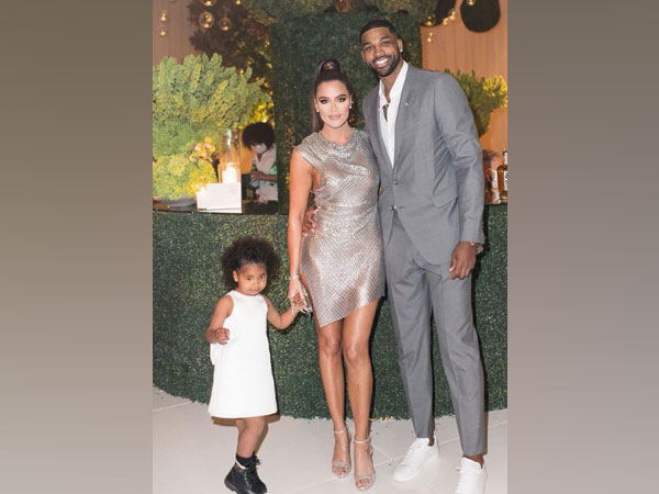 Celebrity couple Khloe Kardashian and Triston Thompson with their daughter True (Image source: Instagram)