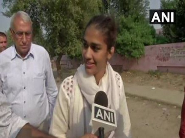 BJP canddiate from Dadri Babita Phogat. Photo/ANI