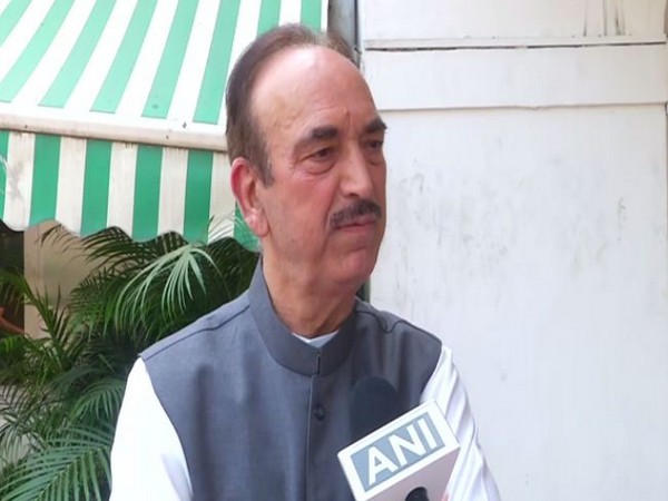 Congress leader Ghulam Nabi Azad speaking to ANI in New Delhi on Thursday. Photo/ANI