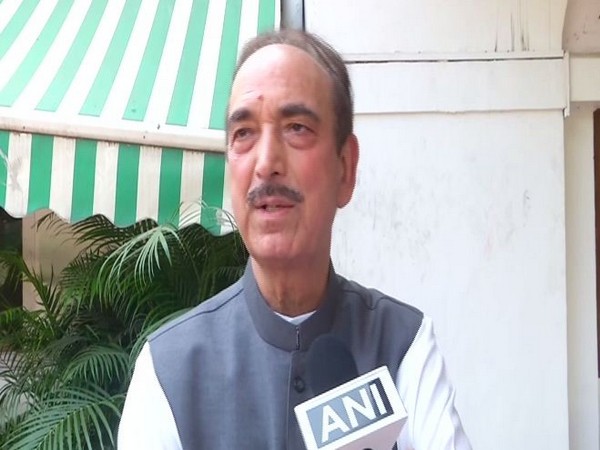 Congress leader Ghulam Nabi Azad speaking to ANI in New Delhi on Thursday. Photo/ANI