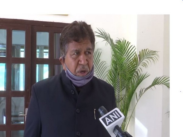 Haryana Assembly speaker Gian Chand Gupta speaking to ANI on Friday. (Photo/ANI)