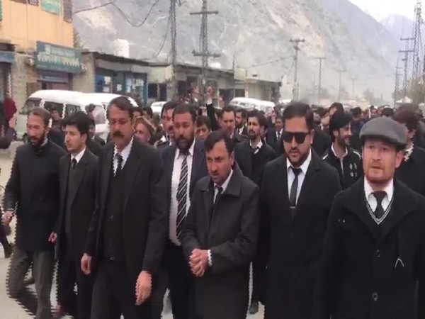 Lawyers protests in Gilgit, PoK