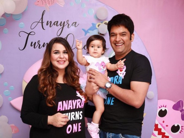 Ginni Chatrath and Kapil Sharma with daughter Anayra, Image courtesy: Instagram
