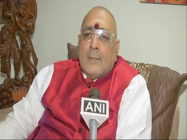 Union Minister Giriraj Singh speaking to ANI on Monday in Patna. Photo/ANI