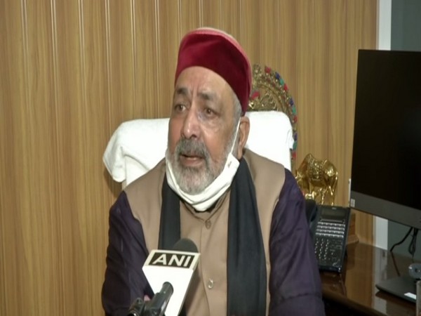 Union Minister Giriraj Singh speaking to ANI. [Photo/ANI]