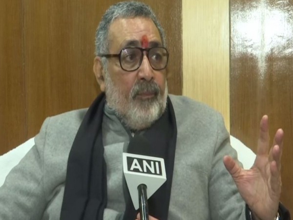 Union Minister Giriraj Singh talking to ANI in New Delhi on Wednesday (photo/ANI)