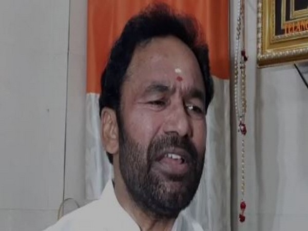 Union Minister G Kishan Reddy speaking to ANI in Hyderabad on Thursday