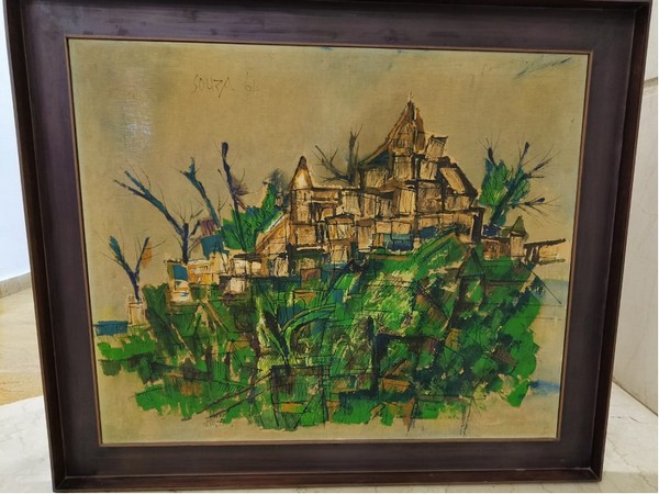 Recovered painting with CBI.