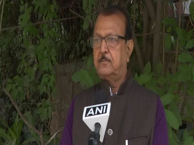 BSP national spokesperson Sudhindra Bhadoria talsk to ANI (Photo/ANI) 