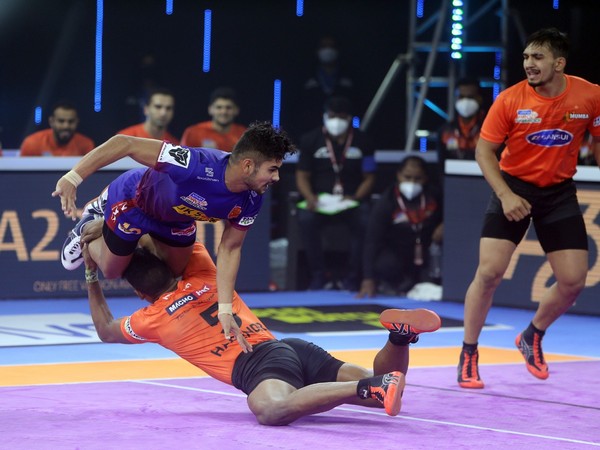 Dabang Delhi KC Naveen Kumar in action (Photo/PKL)
