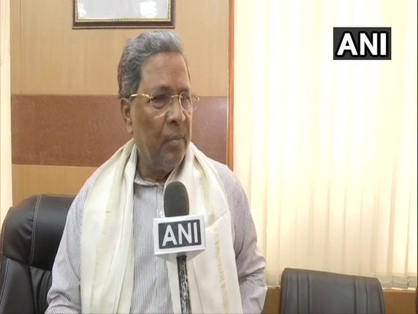 Former Karnataka Chief Minister Siddaramaiah (file pic/ANI).