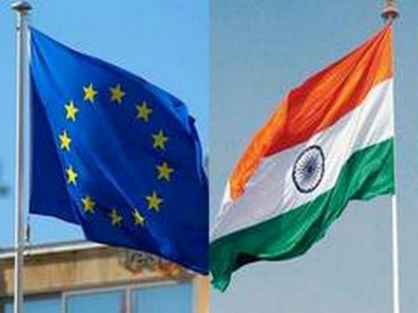 EU and Indian flags