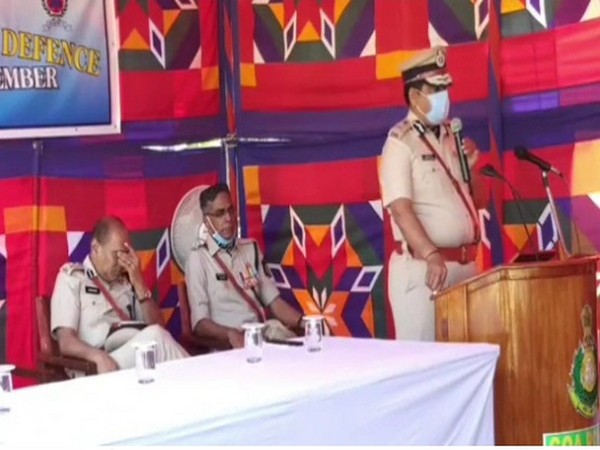 Goa Director General of Police Mukesh Kumar Meena at the function.