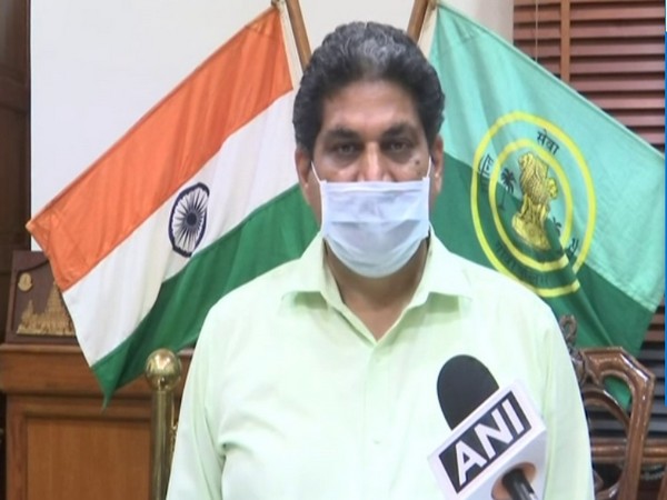 Goa DGP Mukesh Kumar Meena speaking to ANI on Monday. 