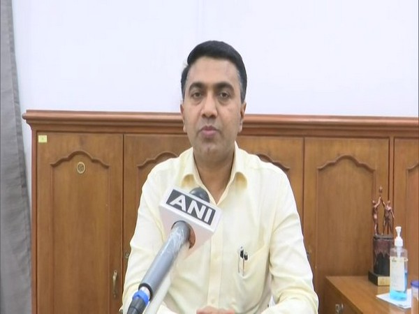 Goa Chief Minister Pramod Sawant speaking to ANI on Friday. 
