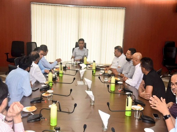 Goa Chief Minister Pramod Sawant holding meeting with industry representatives ahead of state's budget. 