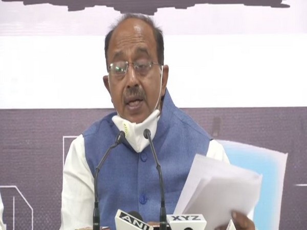 BJP leader Vijay Goel addressing a press conference in New Delhi on Saturday. Photo/ANI