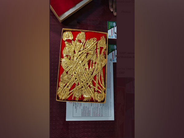 Seized gold jewelry (Photo/ANI)