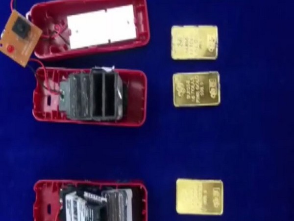 Rs 32 lakh gold seized at Chennai International airport on Tuesday. (Photo/ANI)