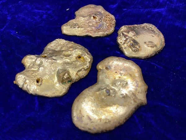 Air Intelligence Unit seized gold at Chennai International Airport. Photo/ANI