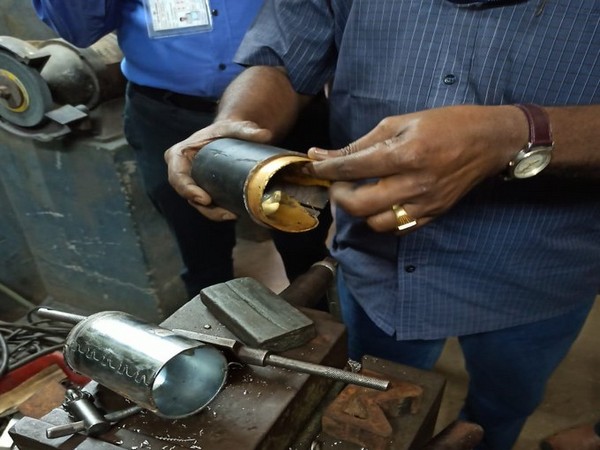 The seized gold was concealed inside an electric juicer. (Photo/ANI)