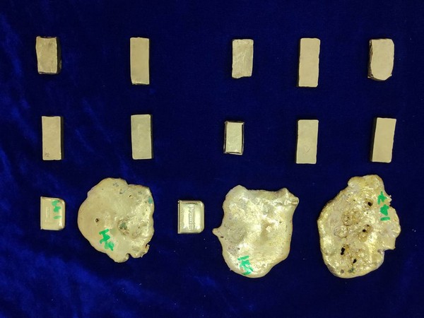 A visual of the gold seized at Chennai Airport. 