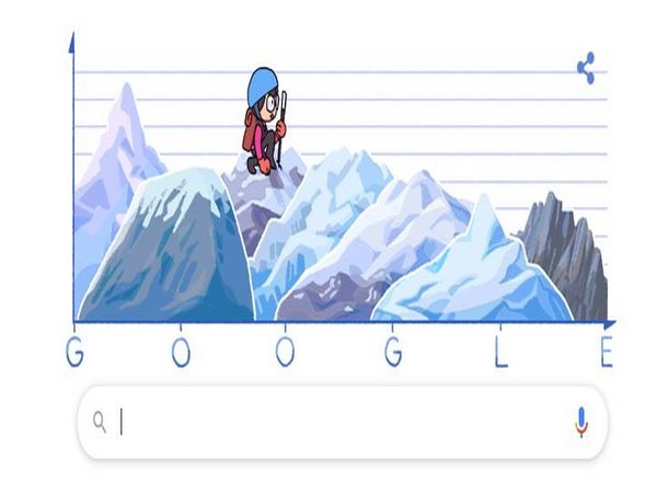 Google Doodle paying tribute to first woman mountaineer Junko Tabei