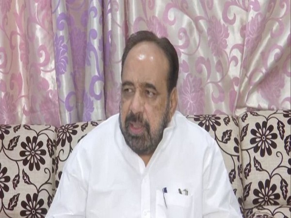 BJP MLA Gopal Bhargava speaking earlier to reporters on Wednesday. Photo/ANI
