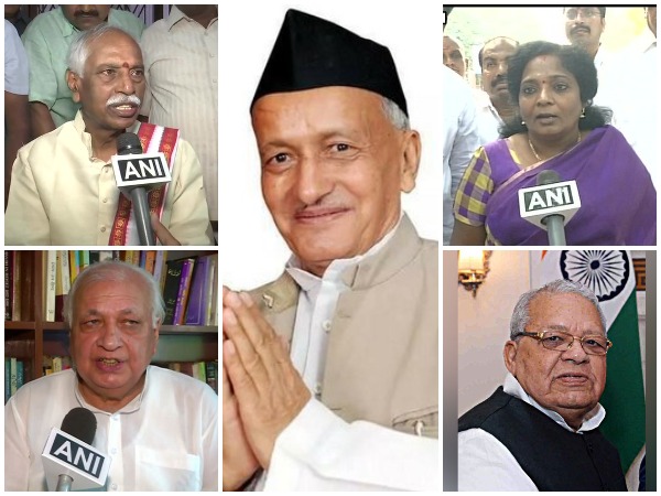 Bandaru Dattatraya, Arif Mohammad Khan, Bhagat Singh Koshyari, Tamilisai Soundararajan and Kalraj Mishra