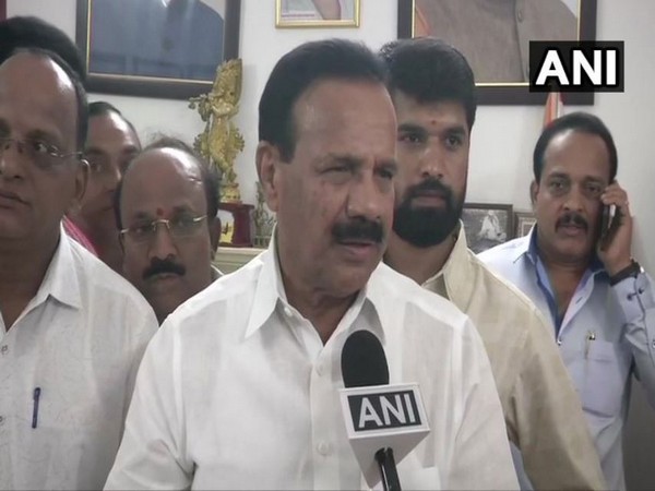 BJP leader DV Sadananda Gowda told ANI that he will be sworn-in as minister at 7 pm in the evening. (Photo/ANI)