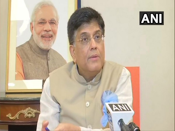 Railway Minister Piyush Goyal speaking to ANI in New Delhi on Tuesday. (Photo/ANI)