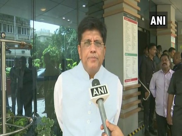 Union Minister Piyush Goyal speaking to ANI in Mumbai, Maharashtra on Saturday.