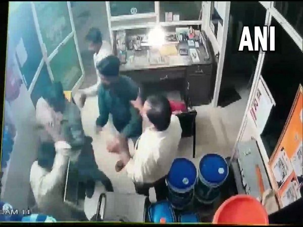 A still from the video of the incident  (Photo/ANI)