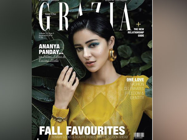 Ananya Panday as the cover girl for Grazia magazine (Image courtesy: Instagram)