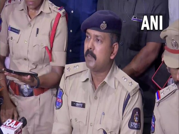 Hyderabad Deputy Commissioner of Police (West Zone) Joel Davis (Photo/ANI)