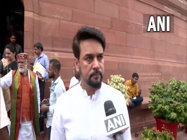 Union Minister of Youth Affairs and Sports, Anurag Thakur (Photo/ANI)