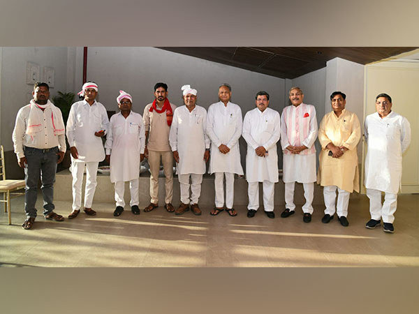 BTP MLAs meet Ashok Gehlot, to back Congress in Rajya Sabha polls (Photo/Twitter)