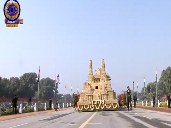 Gujarat's tableau displayed the state's Sun Temple