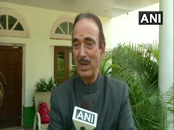 Congress leader Ghulam Nabi Azad speaking to ANI in New Delhi on Wednesday. (Photo/ANI)