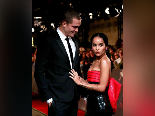 Karl Glusman and Zoe Kravitz