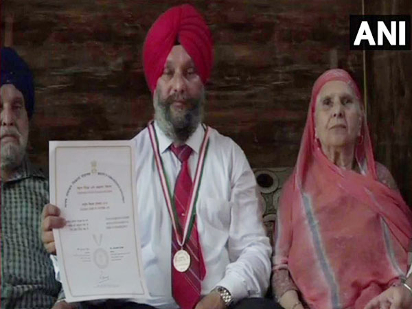 Gurnam Singh talking to ANI at Kathua in Jammu And Kashmir on Sunday 